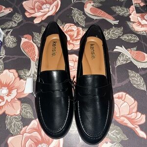 Kensie Elegant Black Loafers